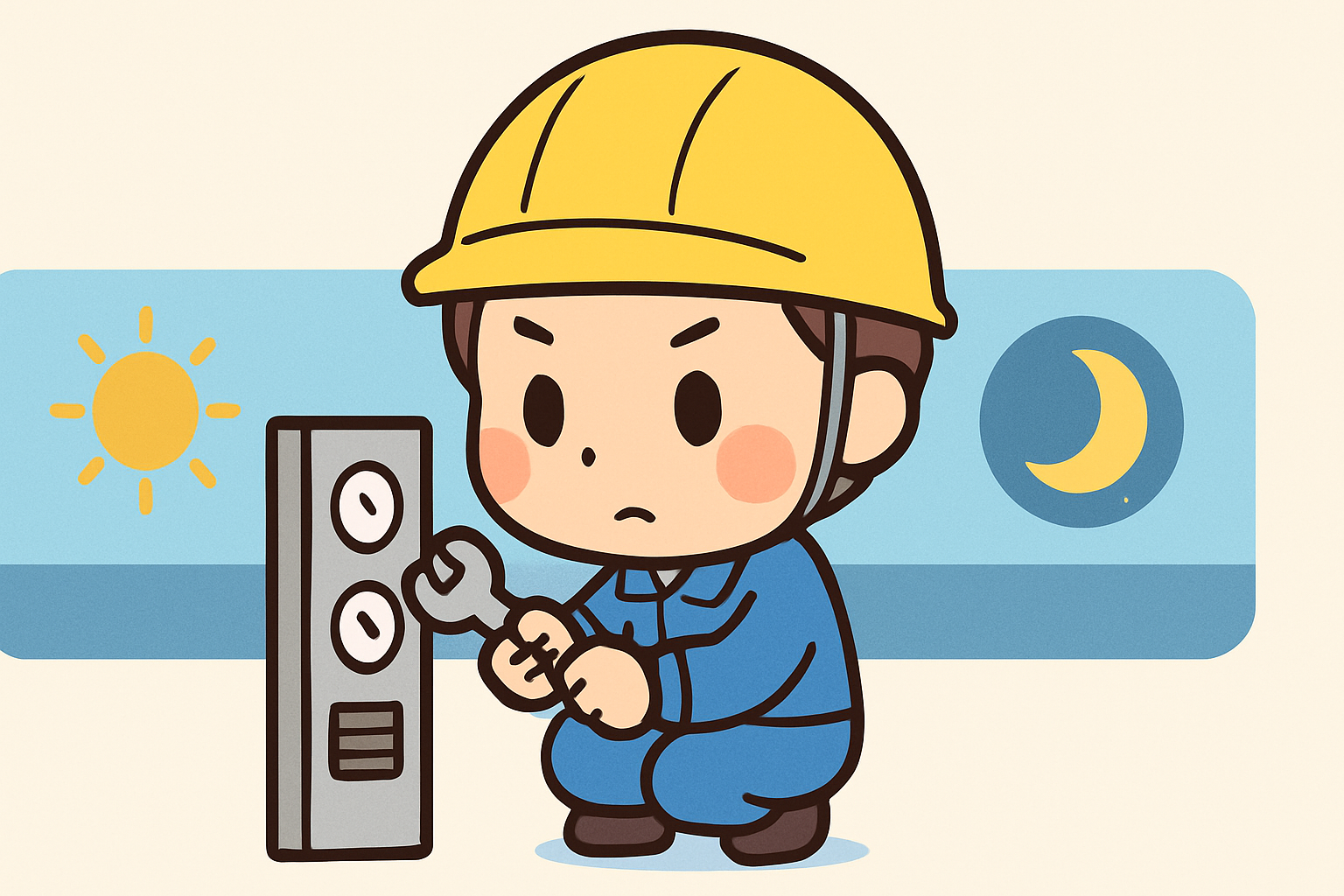 ビルメン宿直の24時間スケジュール